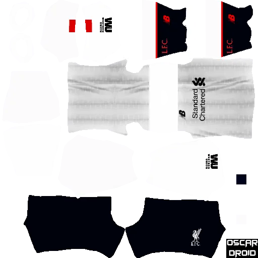 Liverpool Fc 2019-20 Kits for DLS 22 3 L away