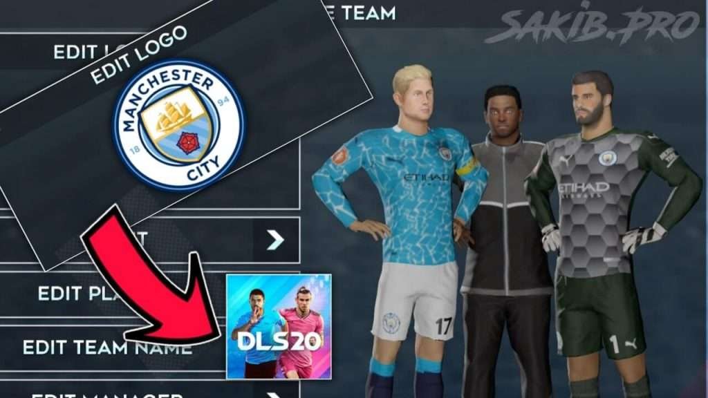 dream league soccer kit man city 2021