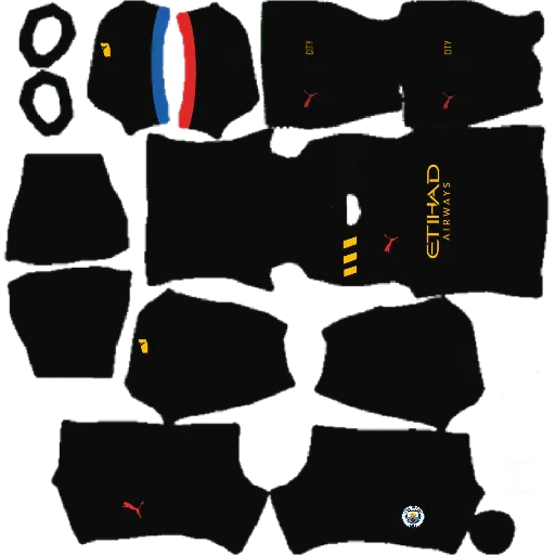 Manchester City 2019-20 Kits - DLS 22 3 a 1