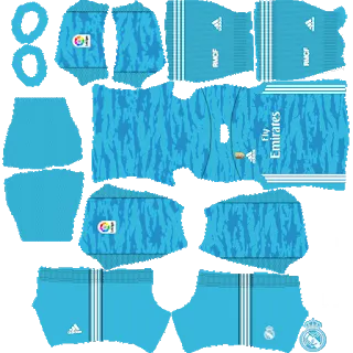 Real Madrid 2019-20 kits for DLS 22 6 rm gk